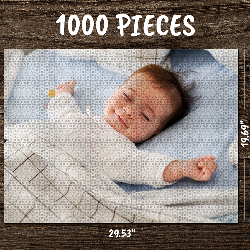 Custom Happy Photo Jigsaw Puzzle - 35/150/300/500/1000 Pieces