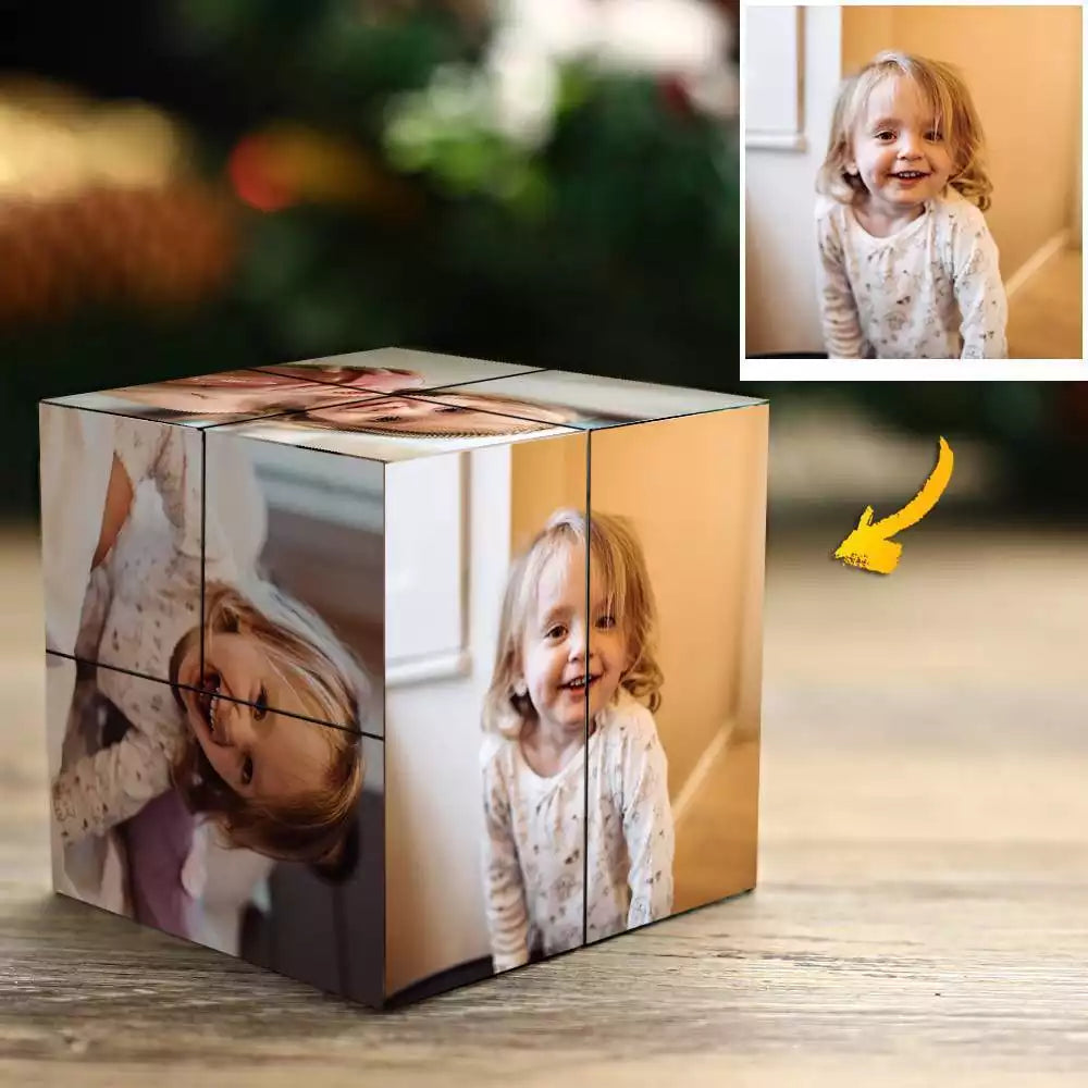 Custom Magic Folding Photo Rubic's Cube Gifts For Kids