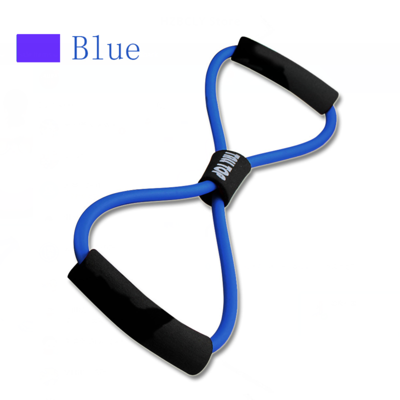 Slimming Artifact - 8-shaped Rally Yoga Fitness Rope Exercise Muscle Band Exercise Dilator Elastic