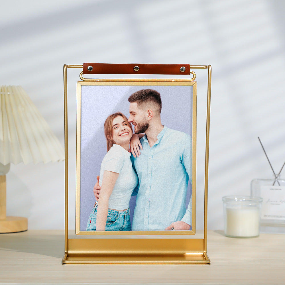Scannable Spotify Code Photo Frame Personalized Double-Sided Display Stand Gifts For Lovers