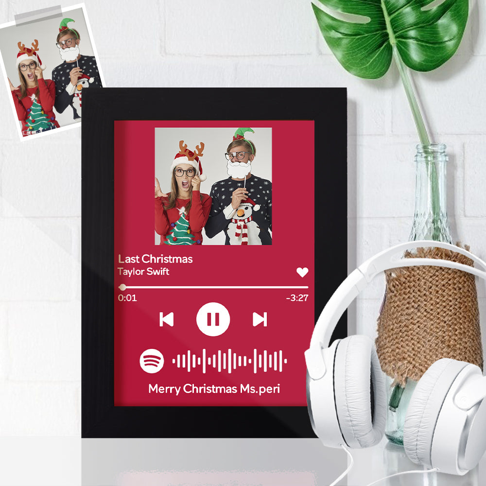 Personalised Spotify Frame Gift for Mother - Custom Spotify Code Music Frame (7