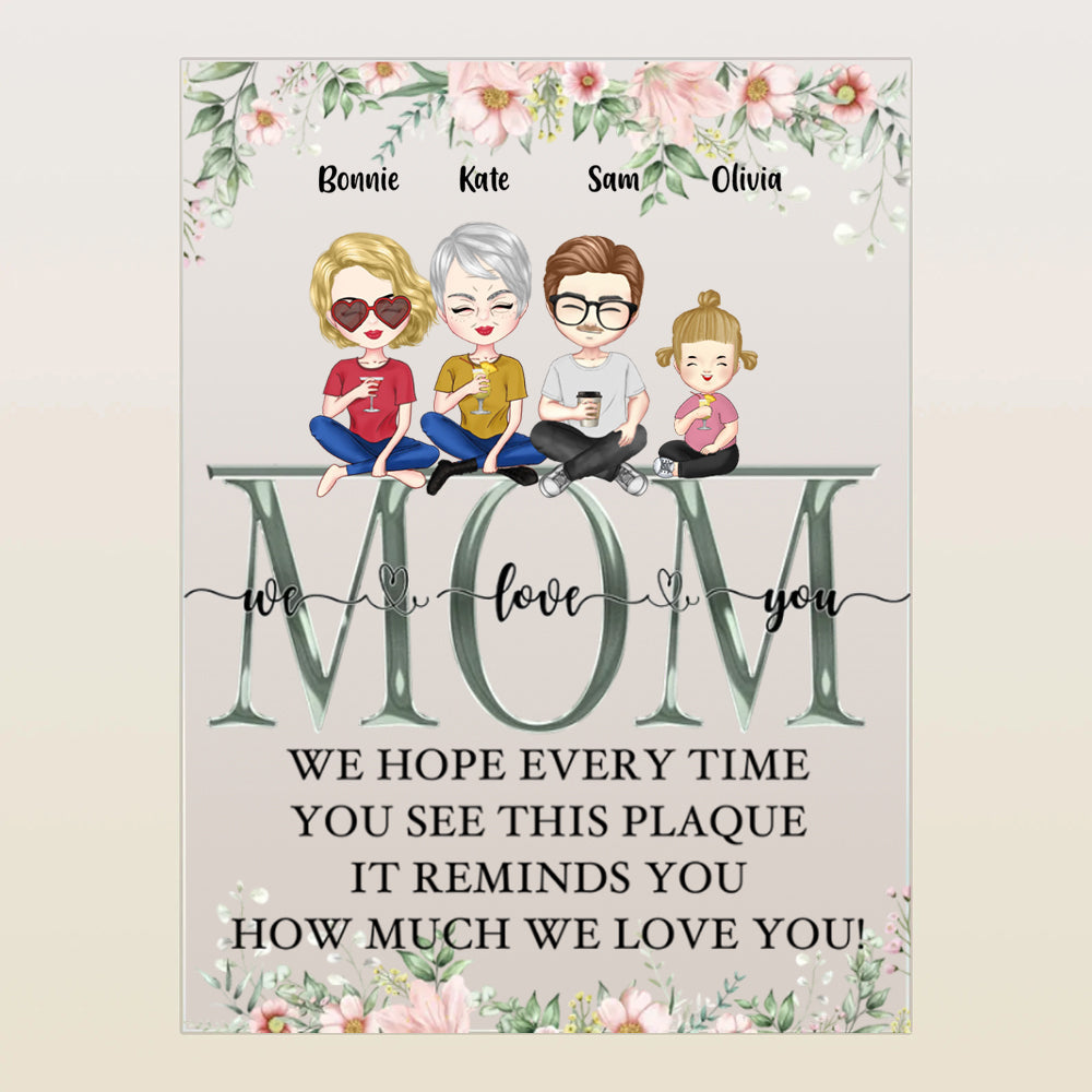 Gifts for Mum Personalized Acrylic Plaque Forever Your Baby Lamp