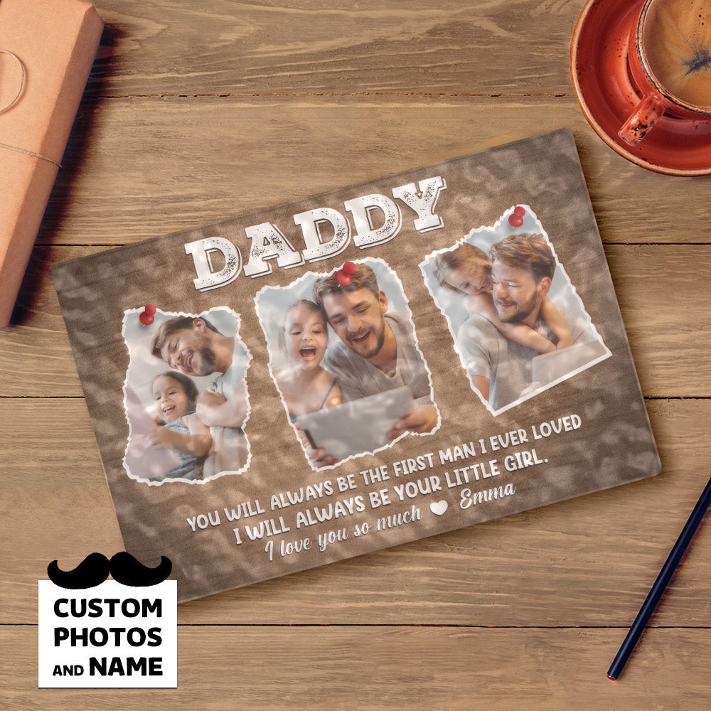 Gifts for Dad Custom Photo and Name Plaque Home Decor