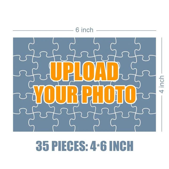 Custom Happy Photo Jigsaw Puzzle - 35/150/300/500/1000 Pieces