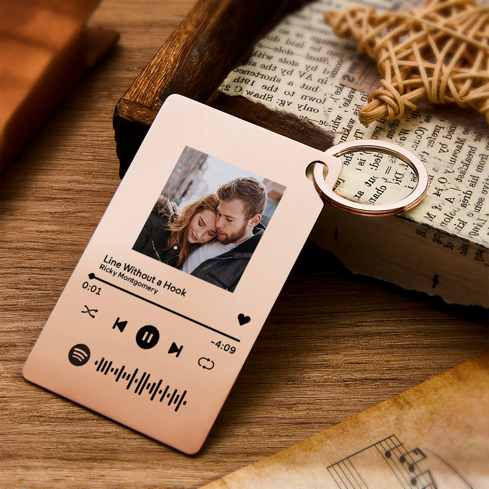 Custom Photo Scannable Spotify Code Music Plaque Valentine's Day Gifts