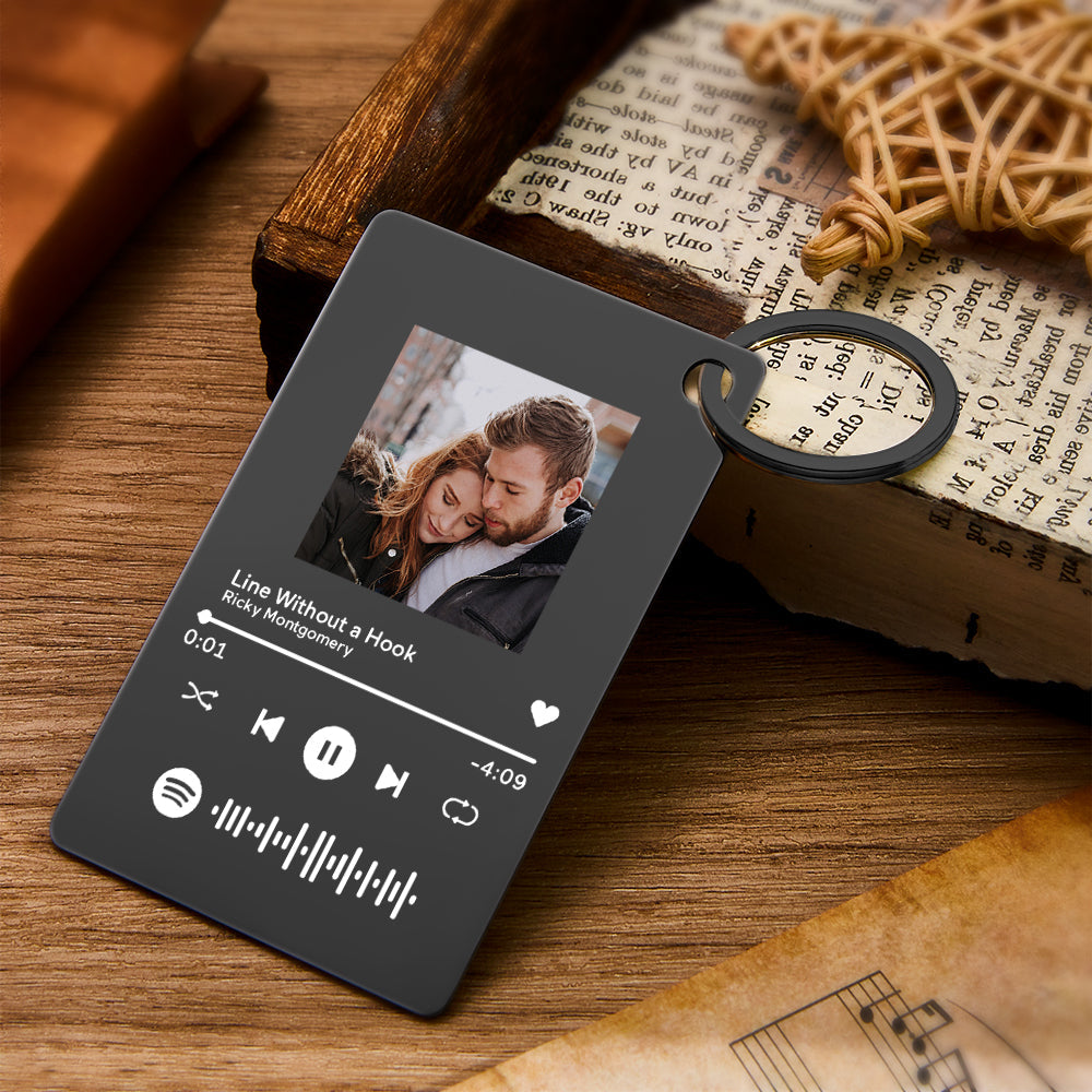 Custom Photo Scannable Spotify Code Music Plaque Valentine's Day Gifts