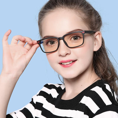 Angle - (Age 7-12)Children Blue Light Blocking Computer Reading Gaming Glasses - photomoonlampuk
