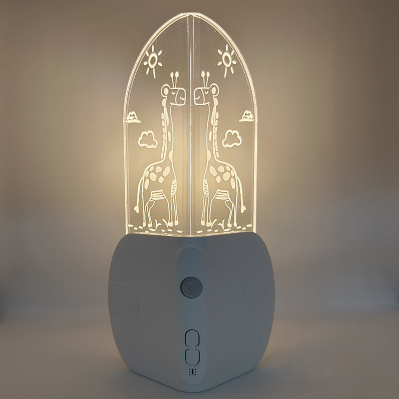 Night Light with Motion Sensor and Dusk to Dawn Sensor Corner Lamp