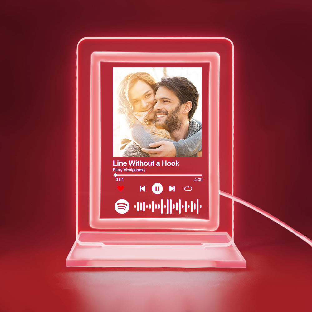 Custom Spotify Night Light Personalized Music Plaque Gifts for Lovers